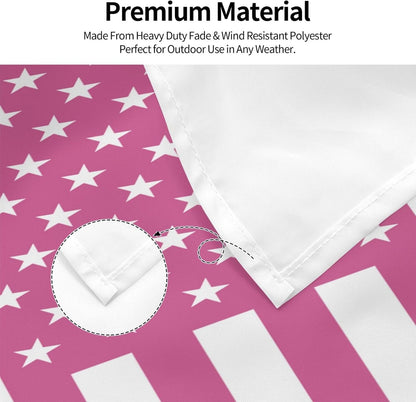 Custom Pink USA Flag