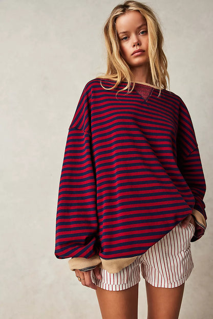 Amore - Striped Crew